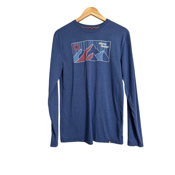 Alpine Design Long Sleeve Mountain Tee Small - Picture 1 of 4